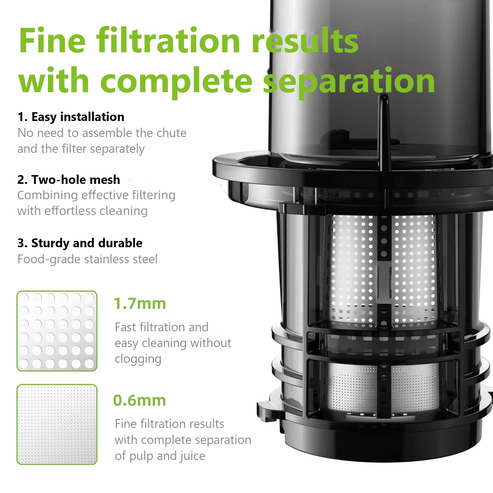 BPA-free Biolomix citrus juicer