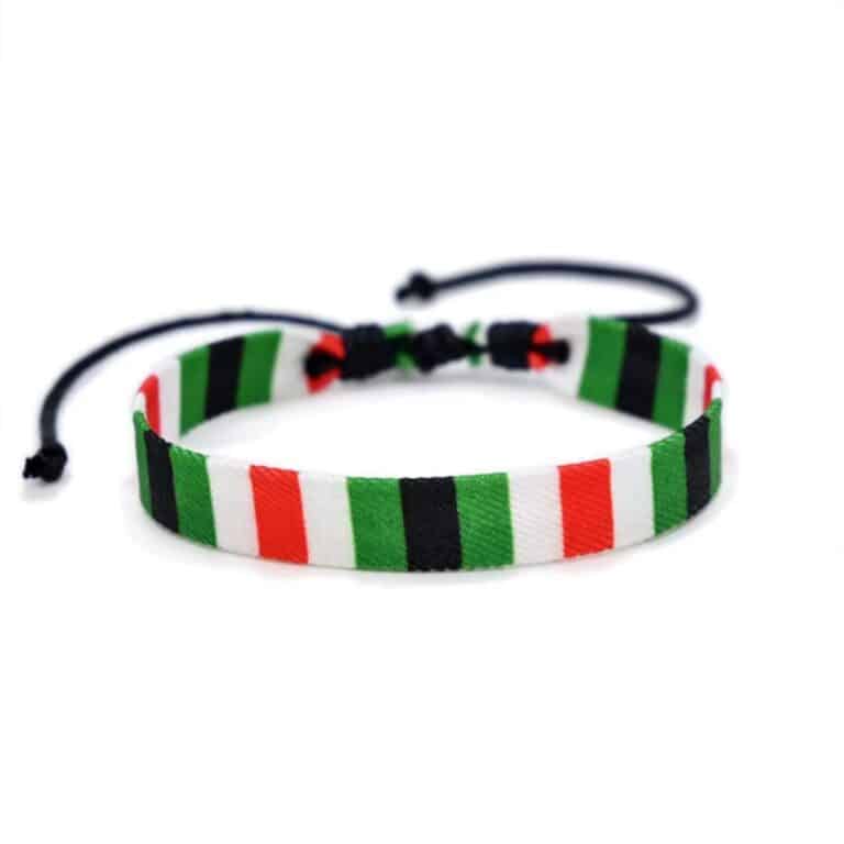Bracelet Cordon Tressé Ajustable de la Palestine 2
