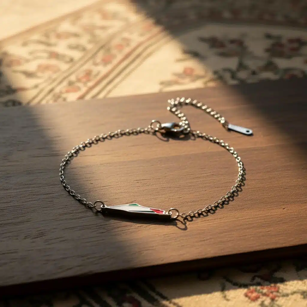 Bracelet Palestine à chaîne simple ou double
