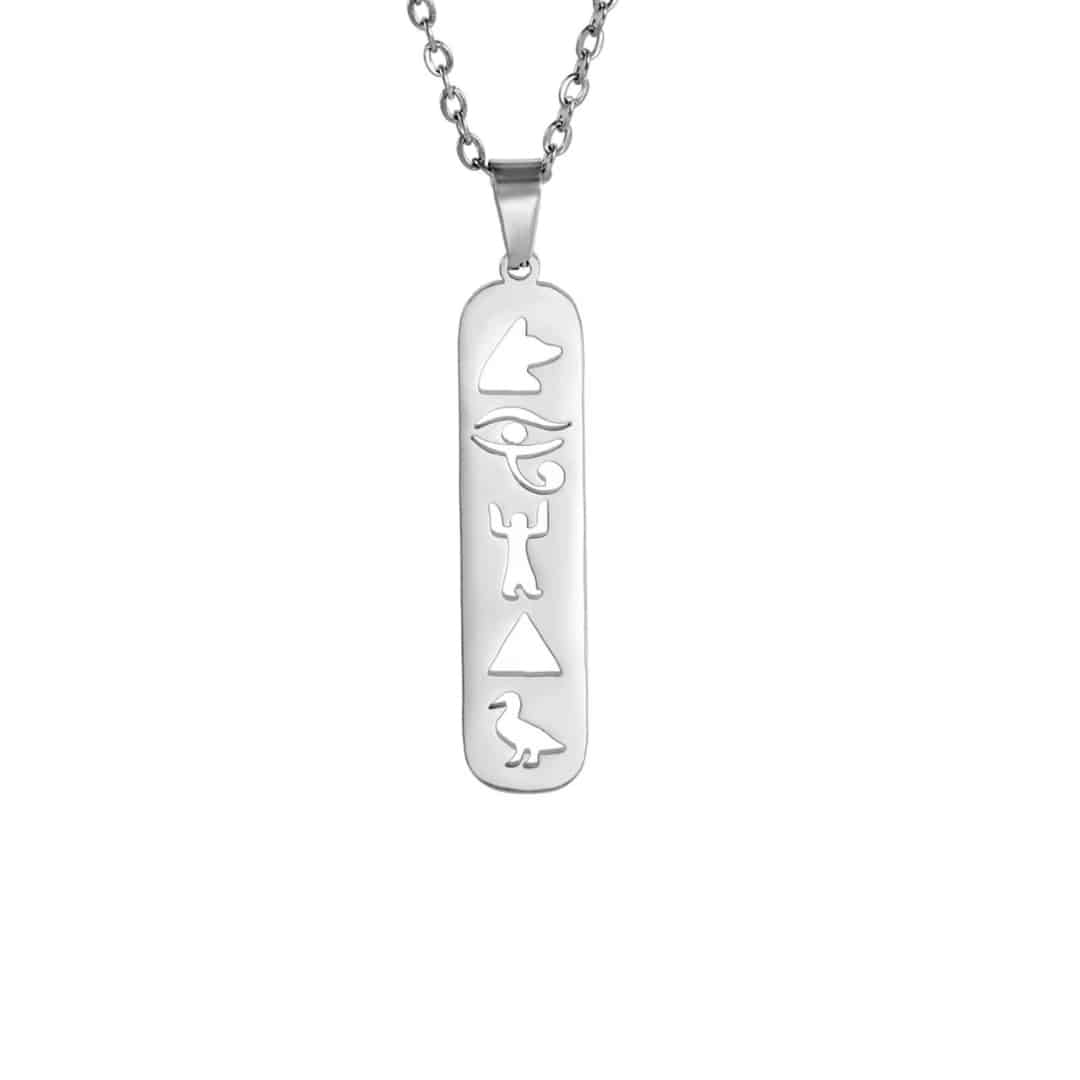 Collier Pendentif avec Motifs Traditionnels Égyptien 8