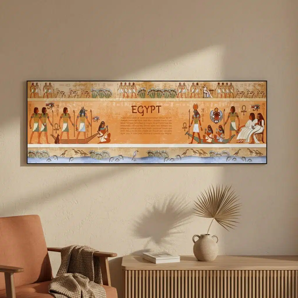 Décoration murale panoramique thème Égypte antique