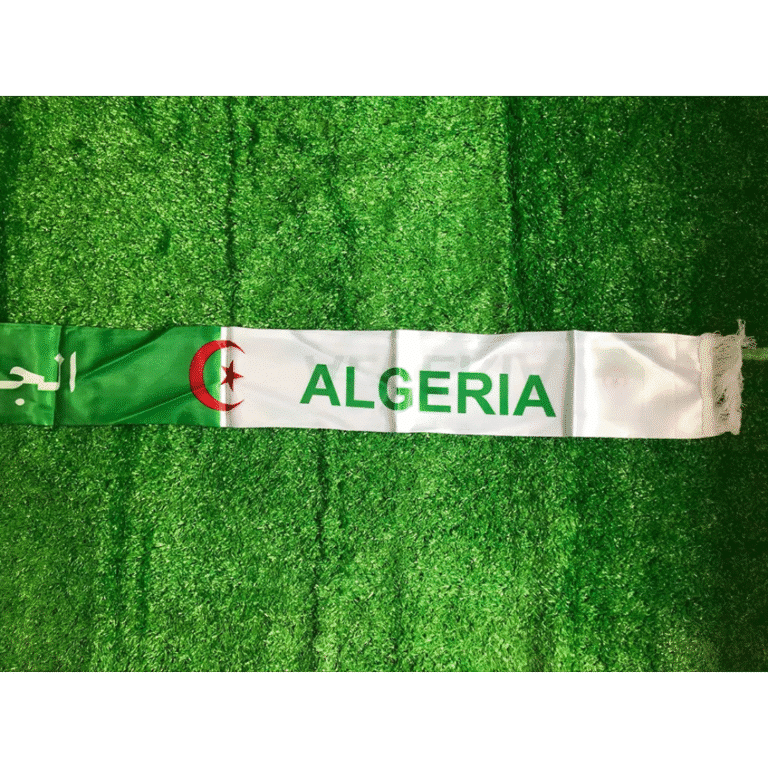 Écharpe Algérie Supporter Foot Satinée 2