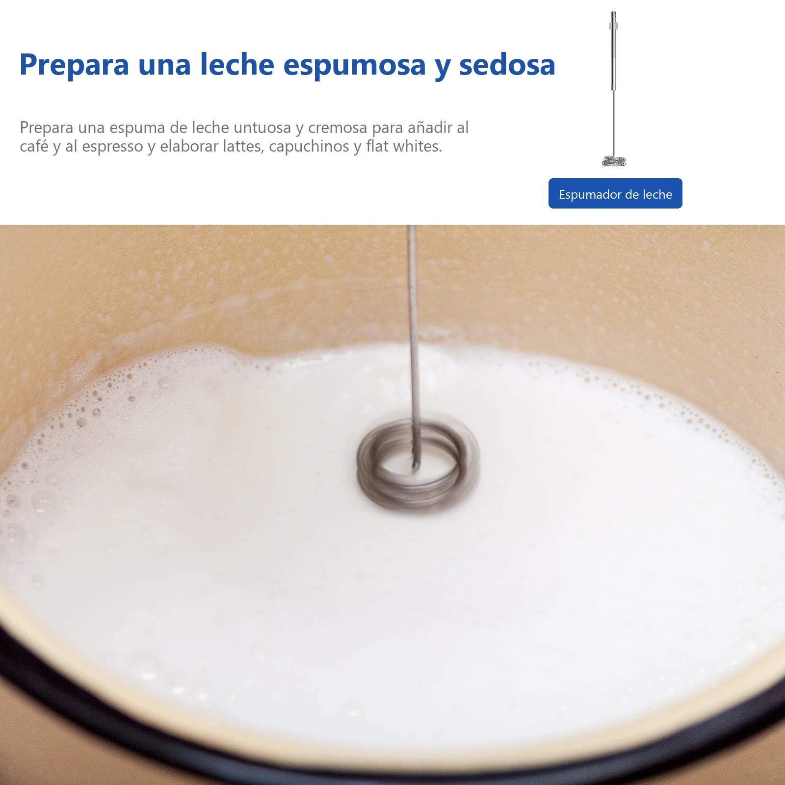 Batidora de mano potente y picadora Biolomix