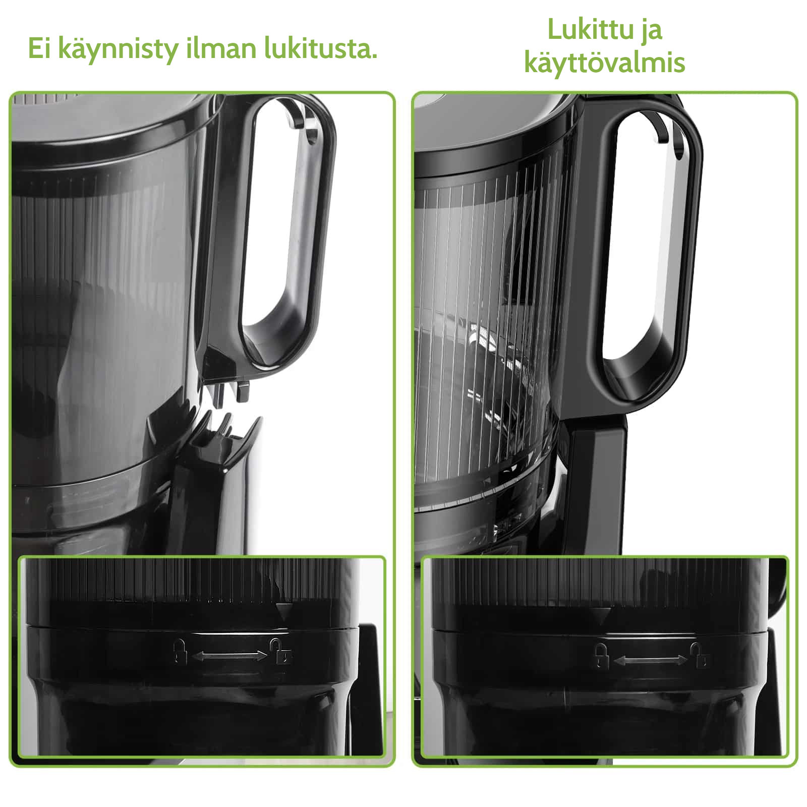 Biolomix-sitruspuristin ja mehustin
