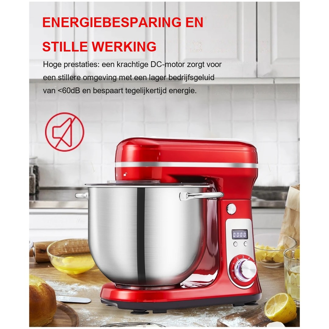 Stille elektrische standmixer Biolomix met 6 snelheden