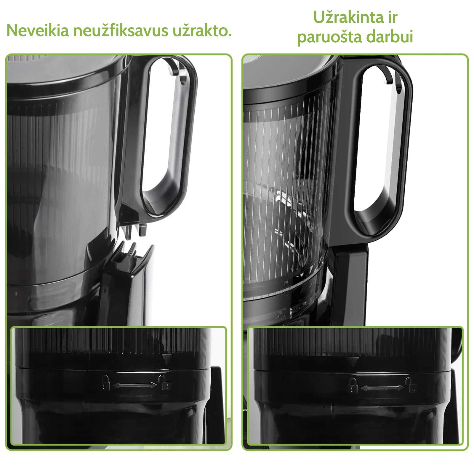 Sulčiaspaudė Biolomix su ekstraktoriumi