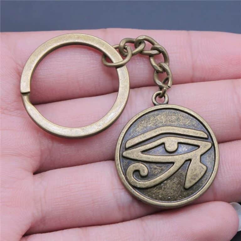 Porte-clés Amulette œil D'horus Antique. 1