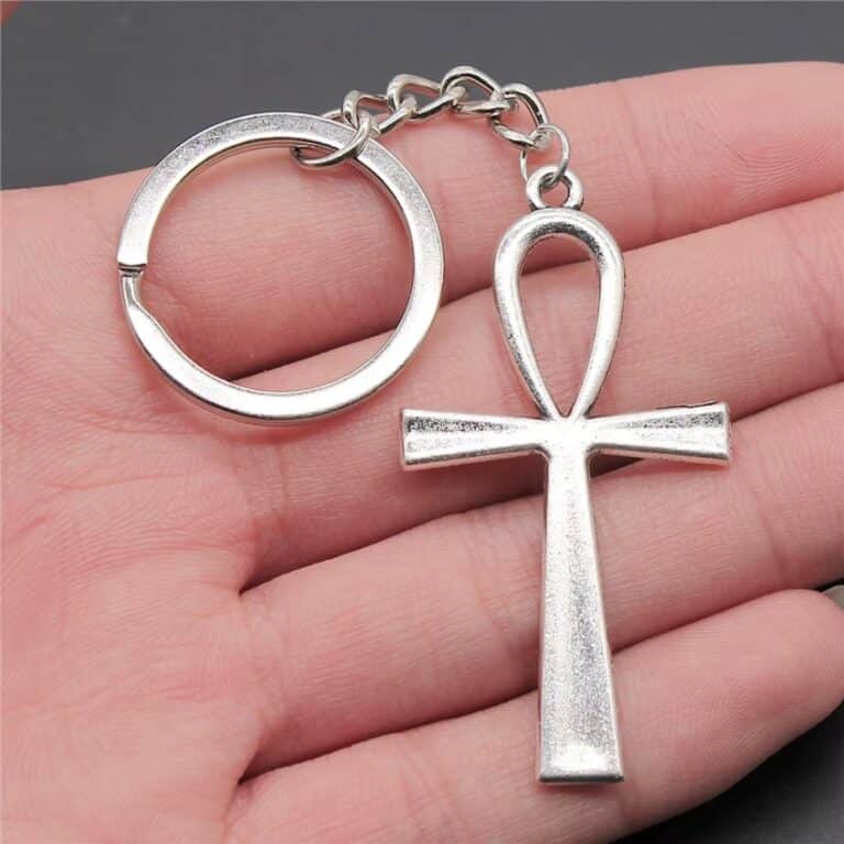 Porte-clés Ankh Égyptien en Métal 2