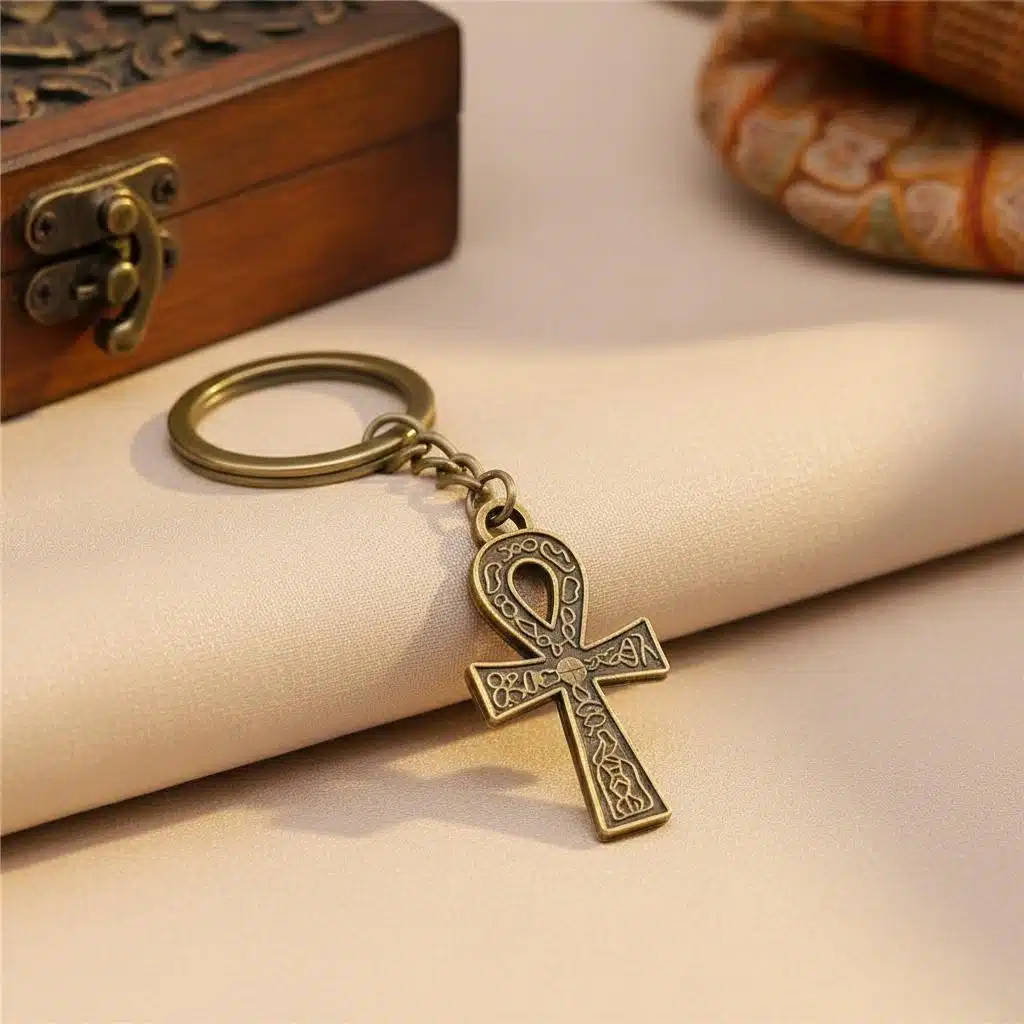 Porte-clés Ankh style égyptien