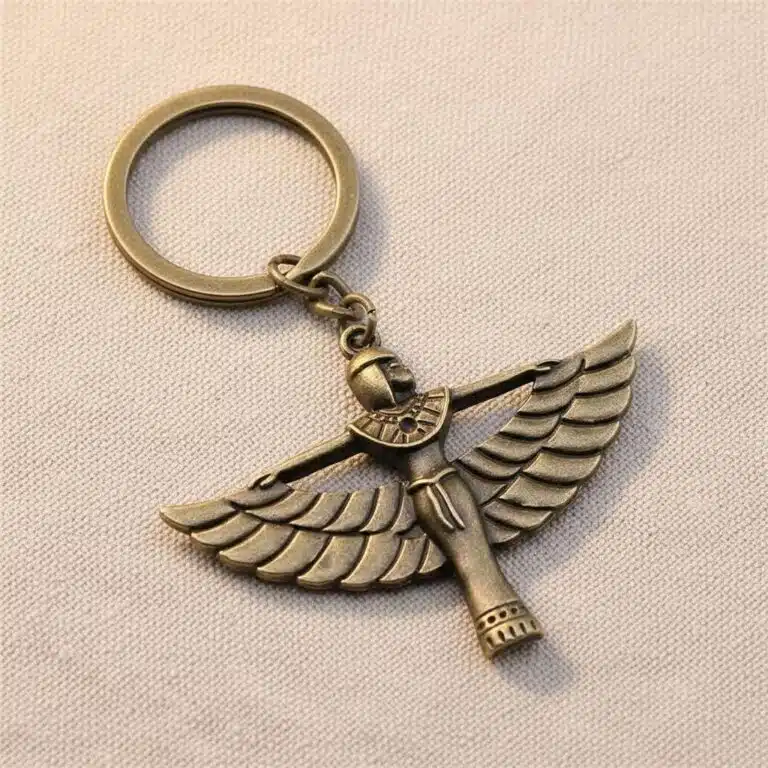 Porte-clés isis ailé style égyptien