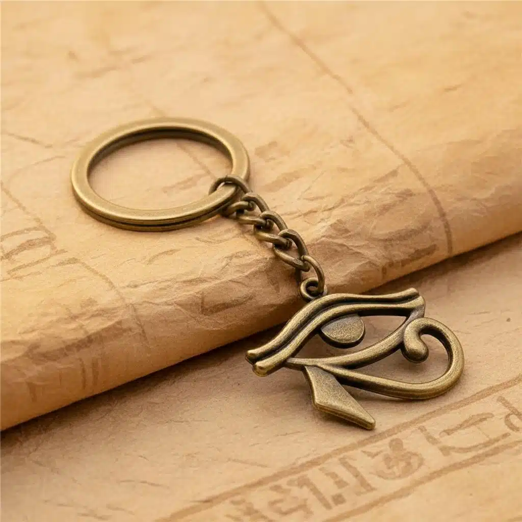 Porte-clés oeil d'horus vintage