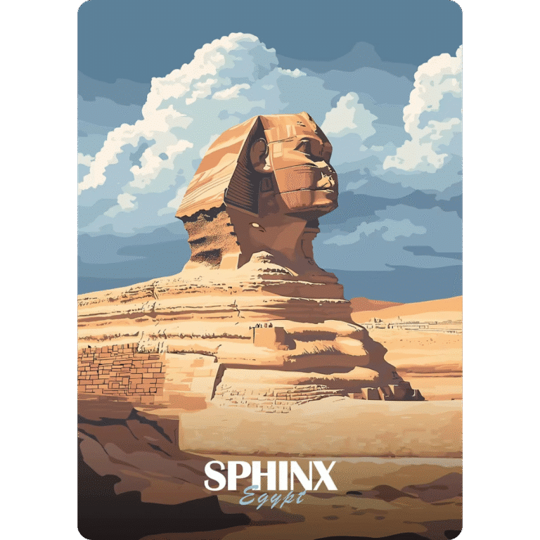 Poster de Décoration du Sphinx Égyptien