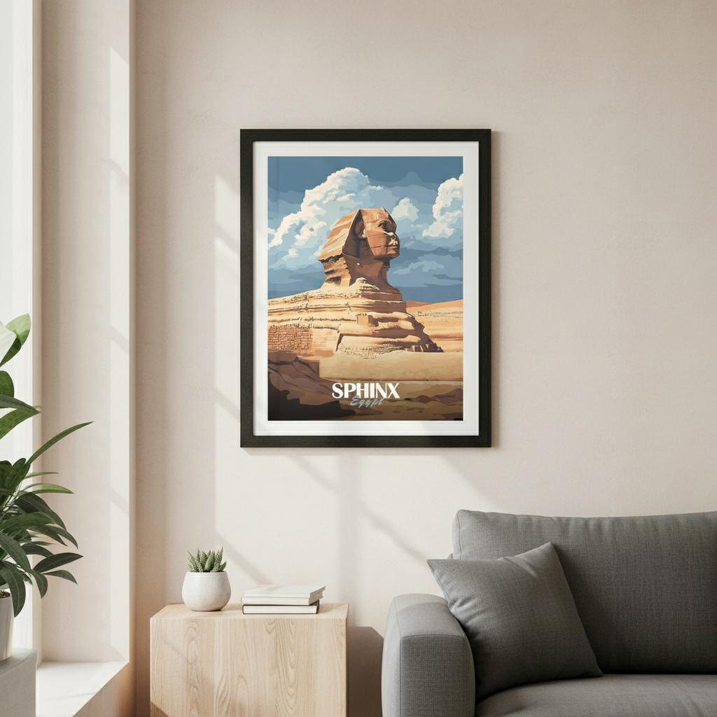 Poster de Décoration du Sphinx Égyptien