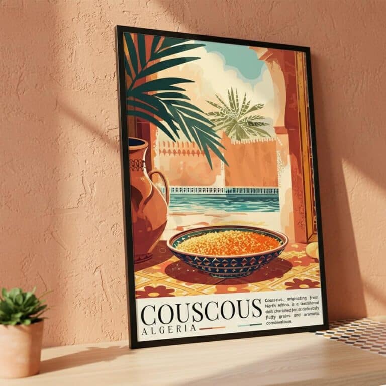 poster-dycoratif-plat-de-couscous-traditionnel-picture-9193