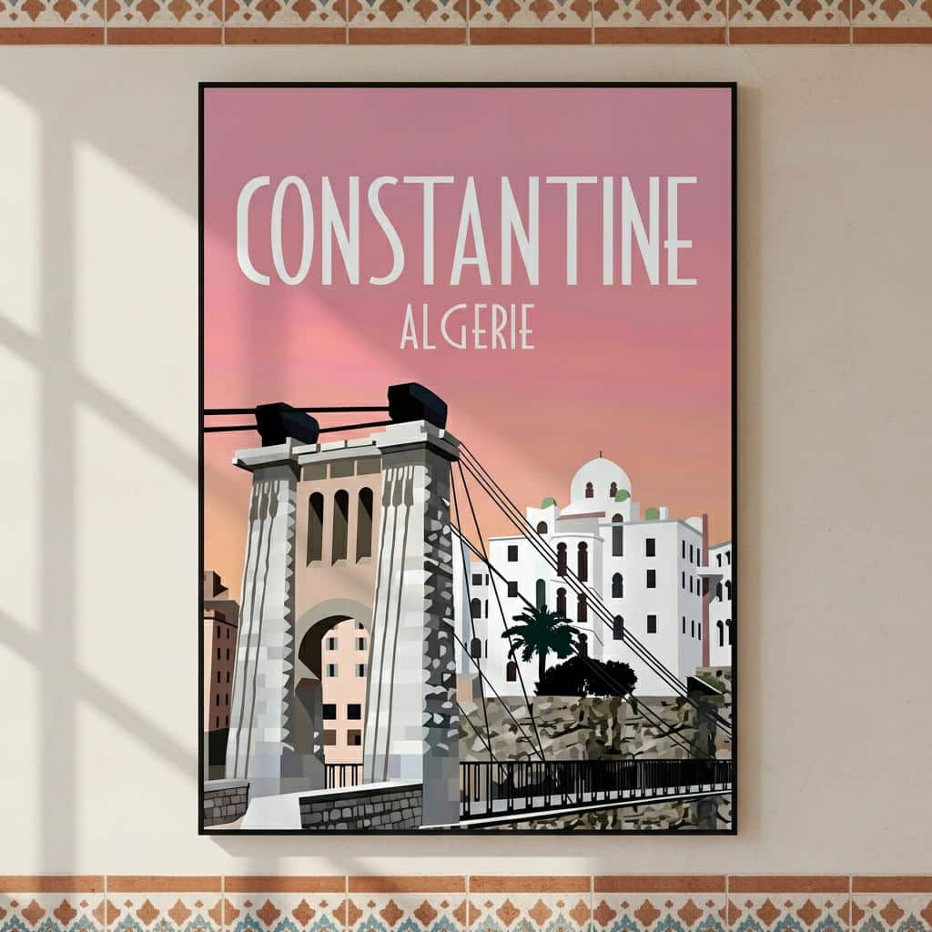 Poster Décoratif Ville de Constantine