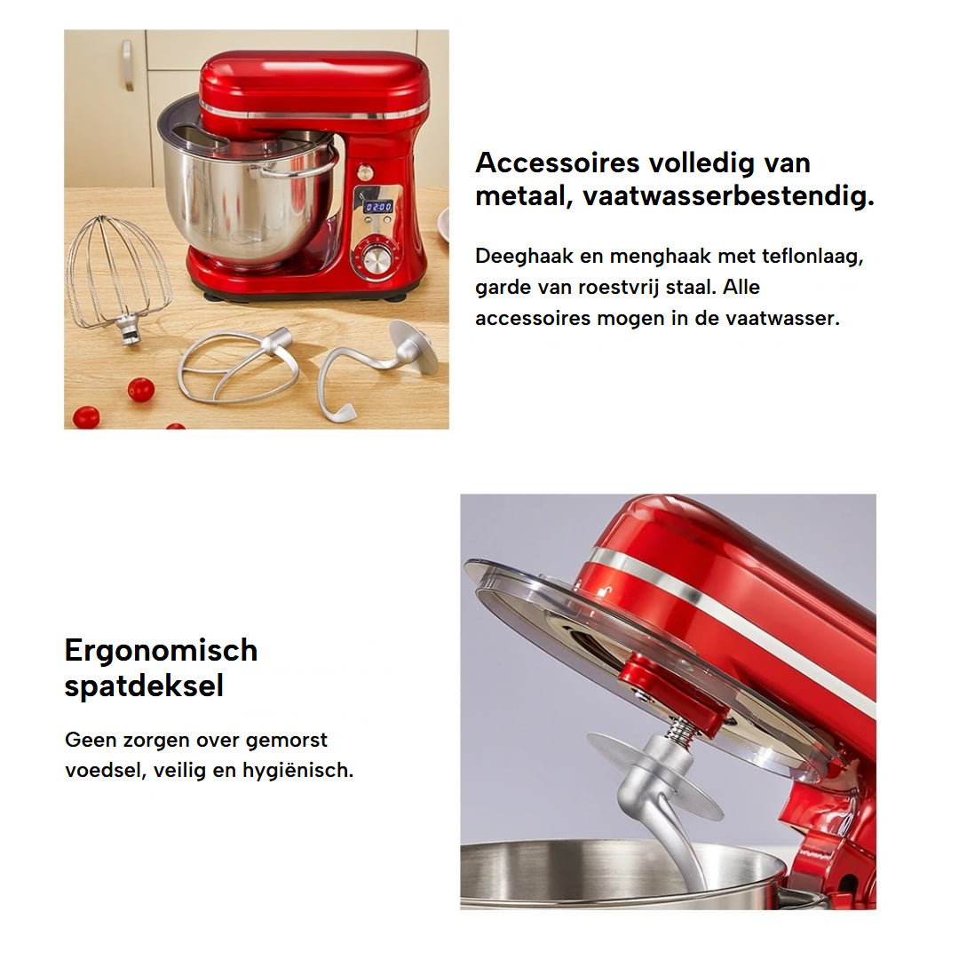 Stille elektrische standmixer Biolomix met 6 snelheden