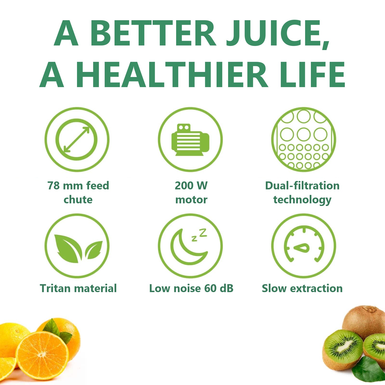 BPA-free Biolomix citrus juicer