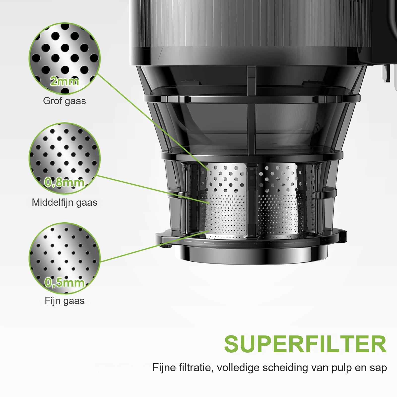 Citruspers Biolomix met sapextractor
