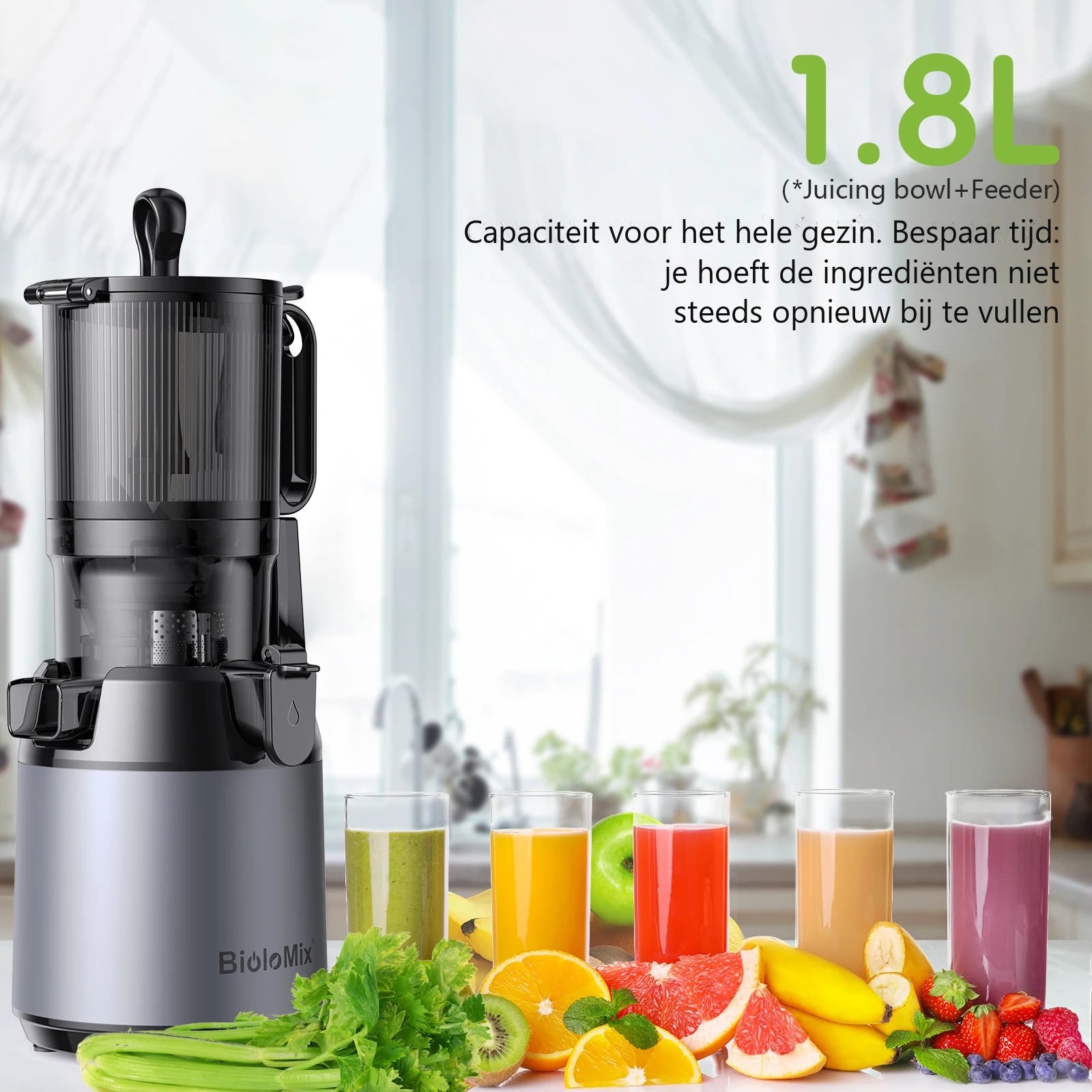 Citruspers Biolomix met sapextractor
