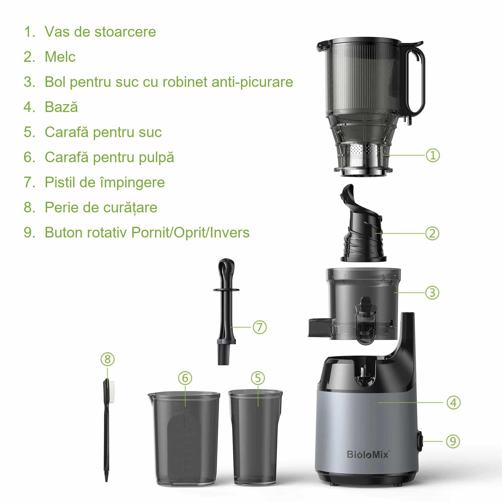 Storcător Biolomix cu extractor