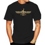 T-shirt com símbolo Faravahar