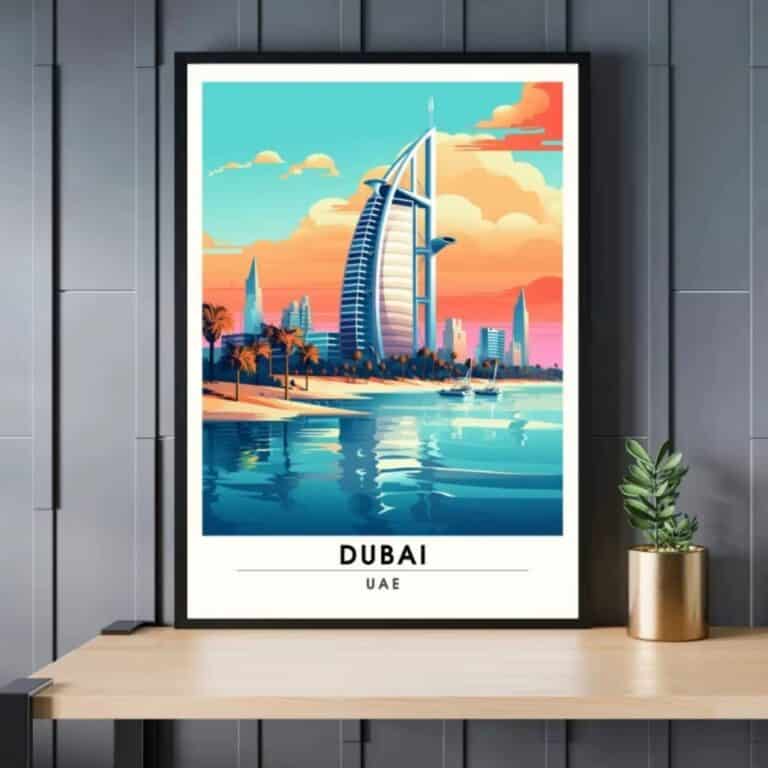 Affiche Décorative Ville de Dubaï
