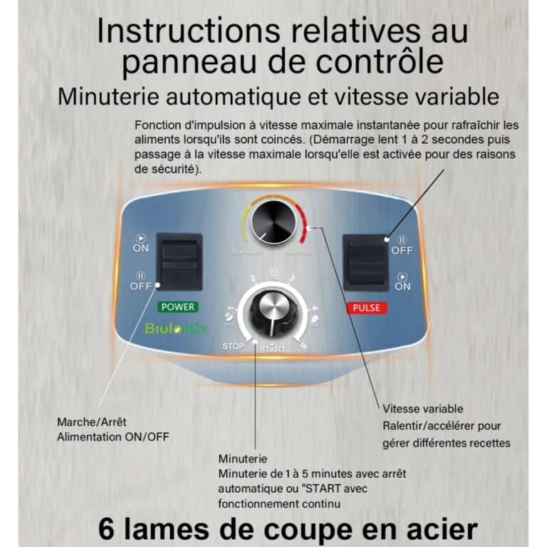 Blender Biolomix pour Smoothies et Soupes - 10 (3)