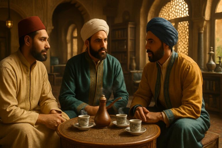 cafes dans le monde oriental miniature