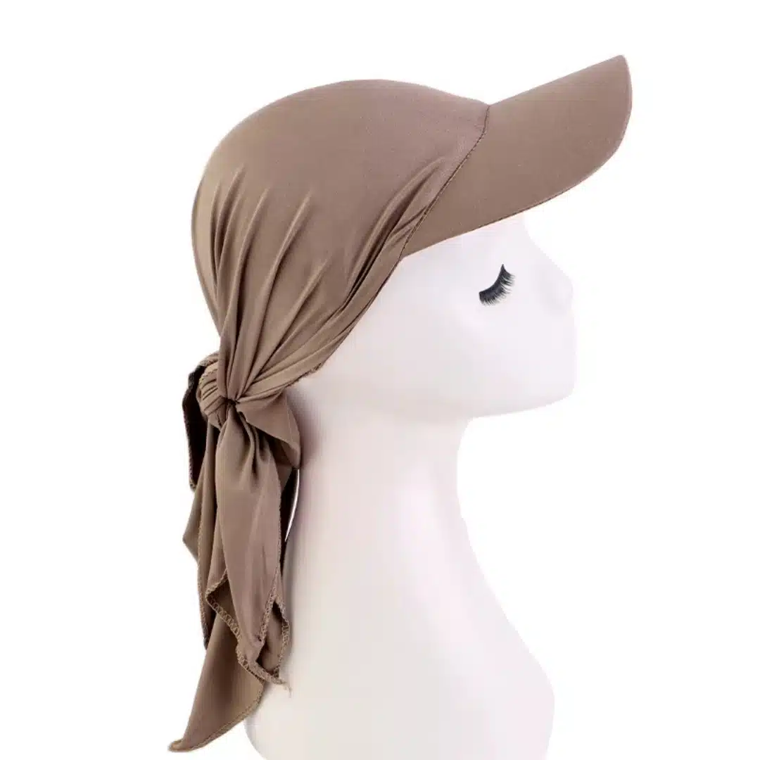 Boné hijab com pala