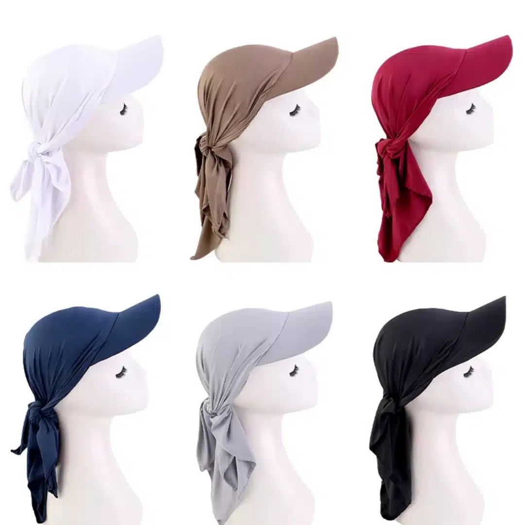 Boné hijab com pala