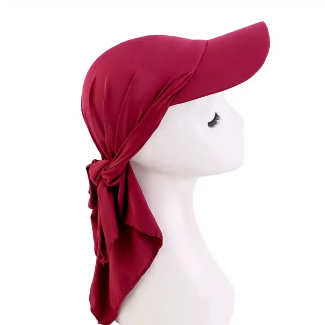Boné hijab com pala