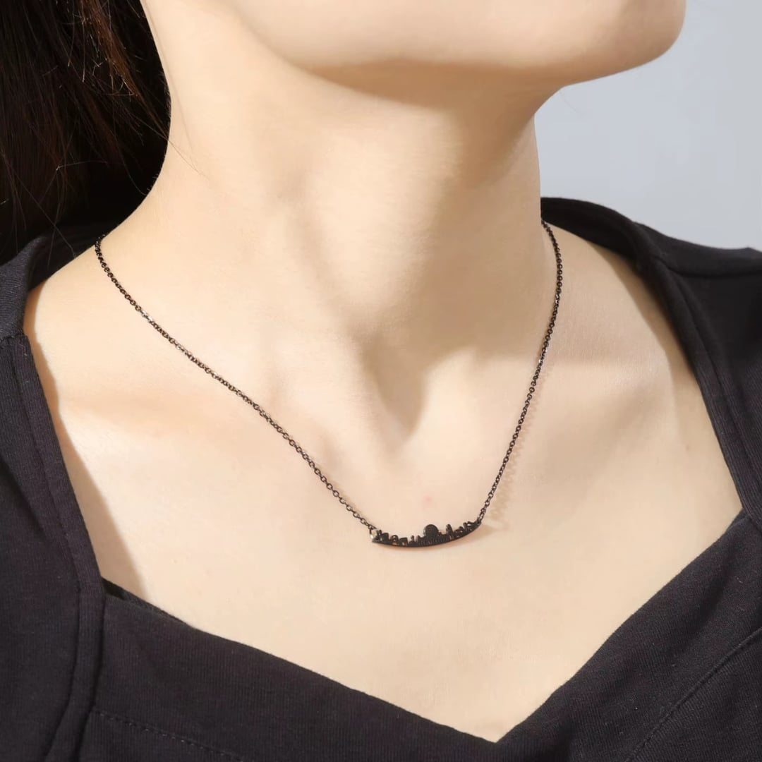 Collier Ville de Jérusalem en Acier Inoxydable 1