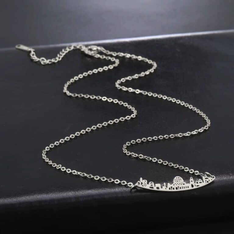 Collier Ville de Jérusalem en Acier Inoxydable 3