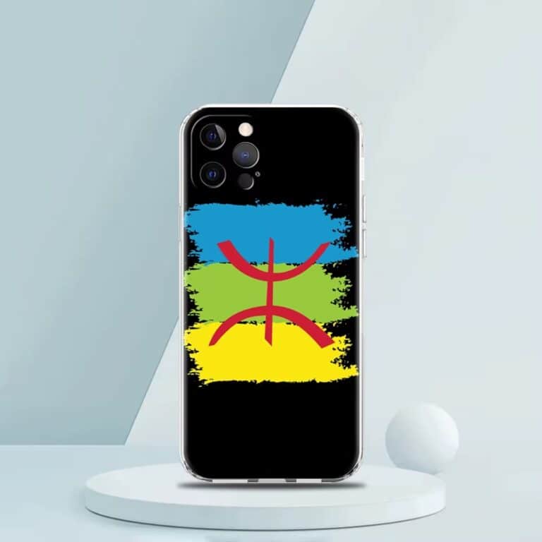 Coque Iphone Antichoc avec Drapeau Berbère Amazigh 10
