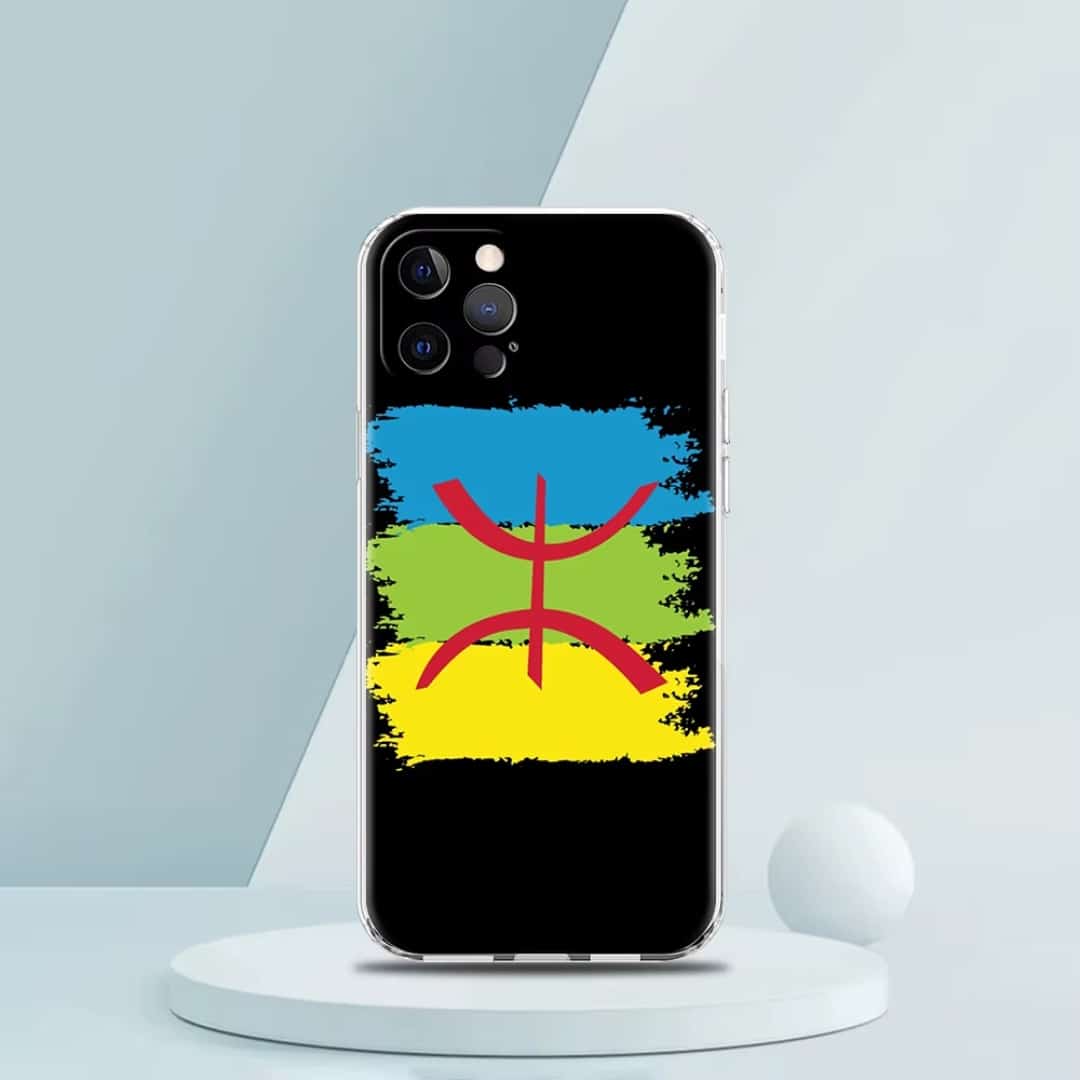 Coque Iphone Antichoc avec Drapeau Berbère Amazigh 10