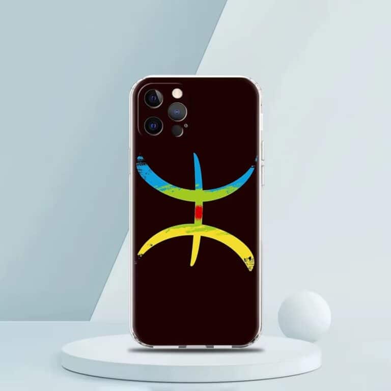 Coque Iphone Antichoc avec Drapeau Berbère Amazigh 2