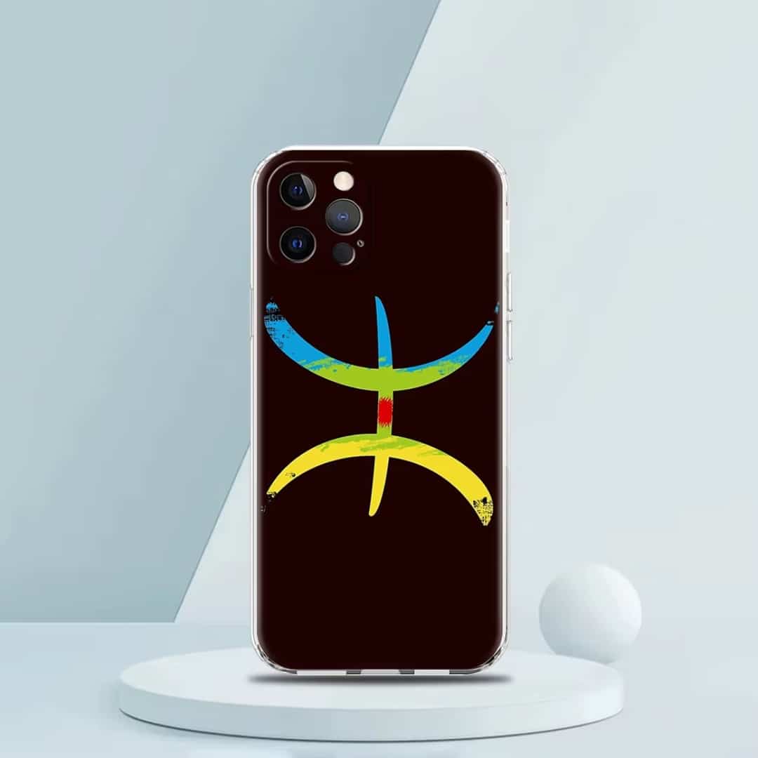 Coque Iphone Antichoc avec Drapeau Berbère Amazigh 2