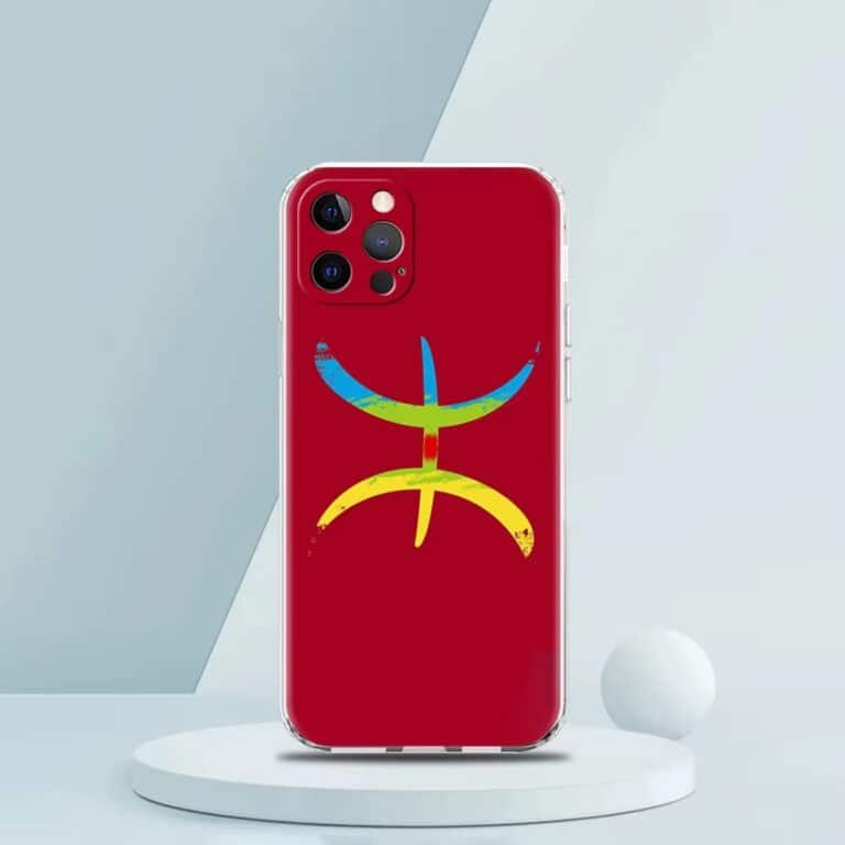 Coque Iphone Antichoc avec Drapeau Berbère Amazigh 5