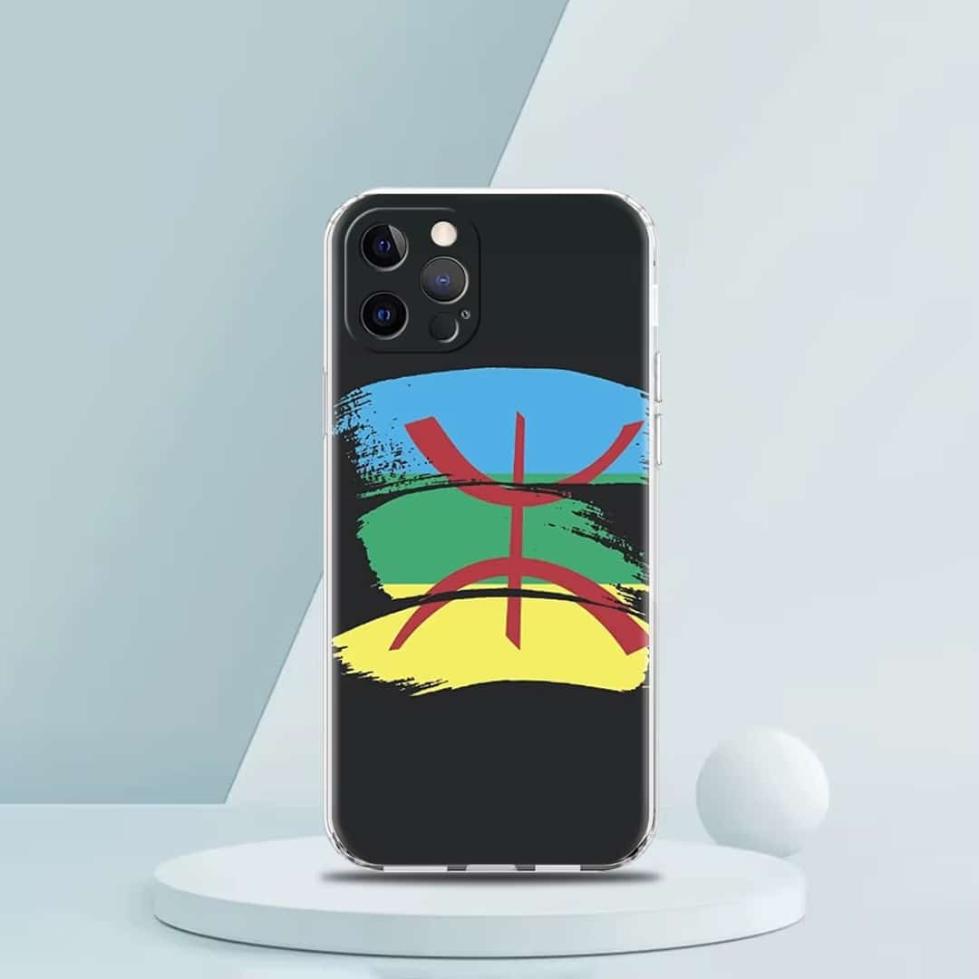 Coque Iphone Antichoc avec Drapeau Berbère Amazigh 6