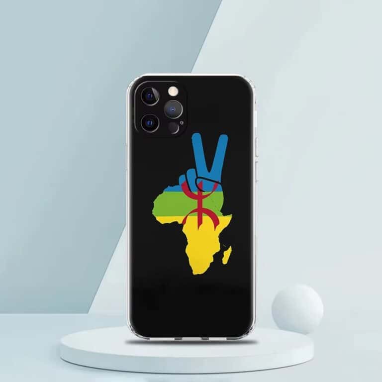 Coque Iphone Antichoc avec Drapeau Berbère Amazigh 7
