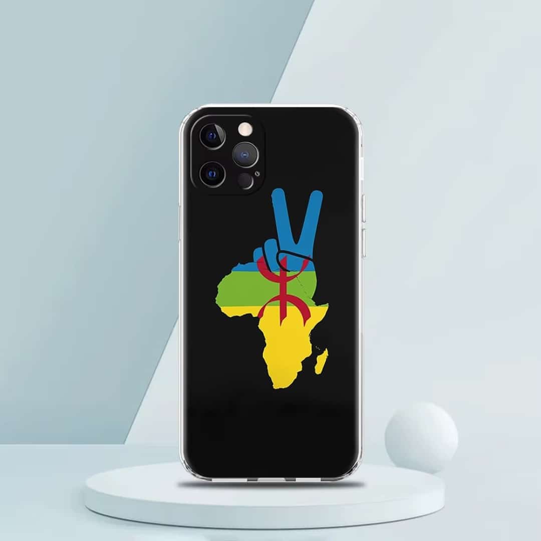 Coque Iphone Antichoc avec Drapeau Berbère Amazigh 7