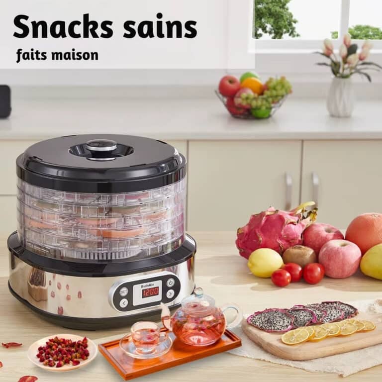 Déshydrateur Puissant Biolomix 450w en Acier Inoxydable 1