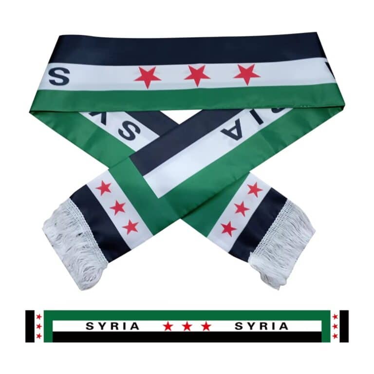 Écharpe aux Couleurs du Drapeau Syrien 1