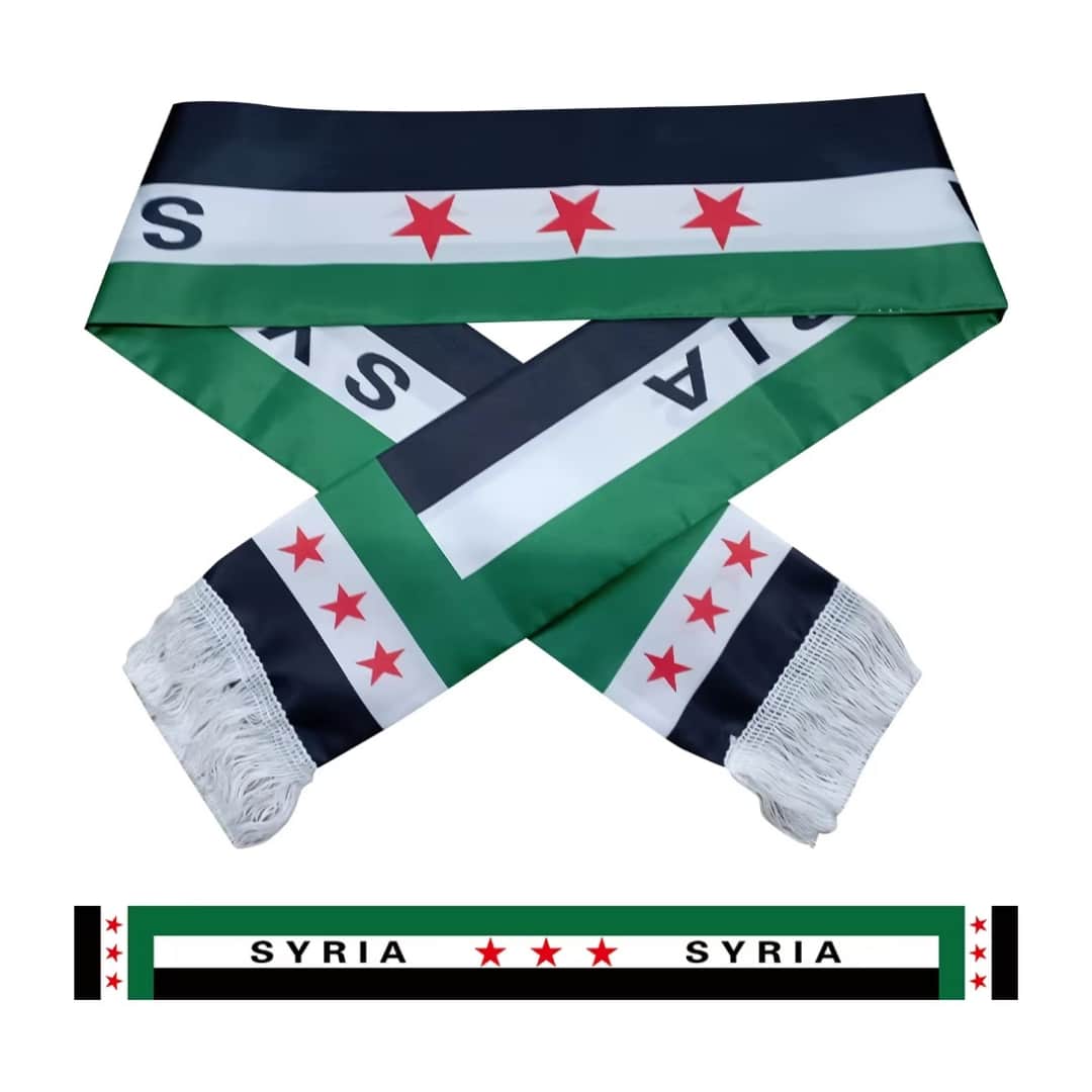 Écharpe aux Couleurs du Drapeau Syrien 1