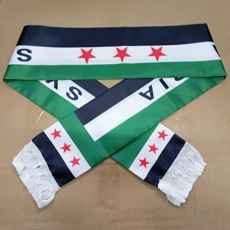Écharpe aux Couleurs du Drapeau Syrien 2