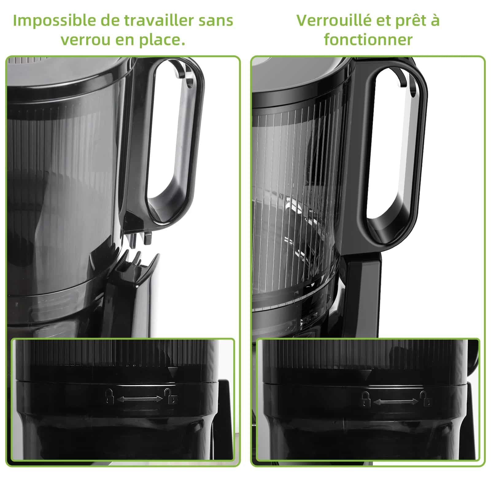 Extracteur de jus à Froid Biolomix sans BPA avec Triple Filtre - 10 (4)