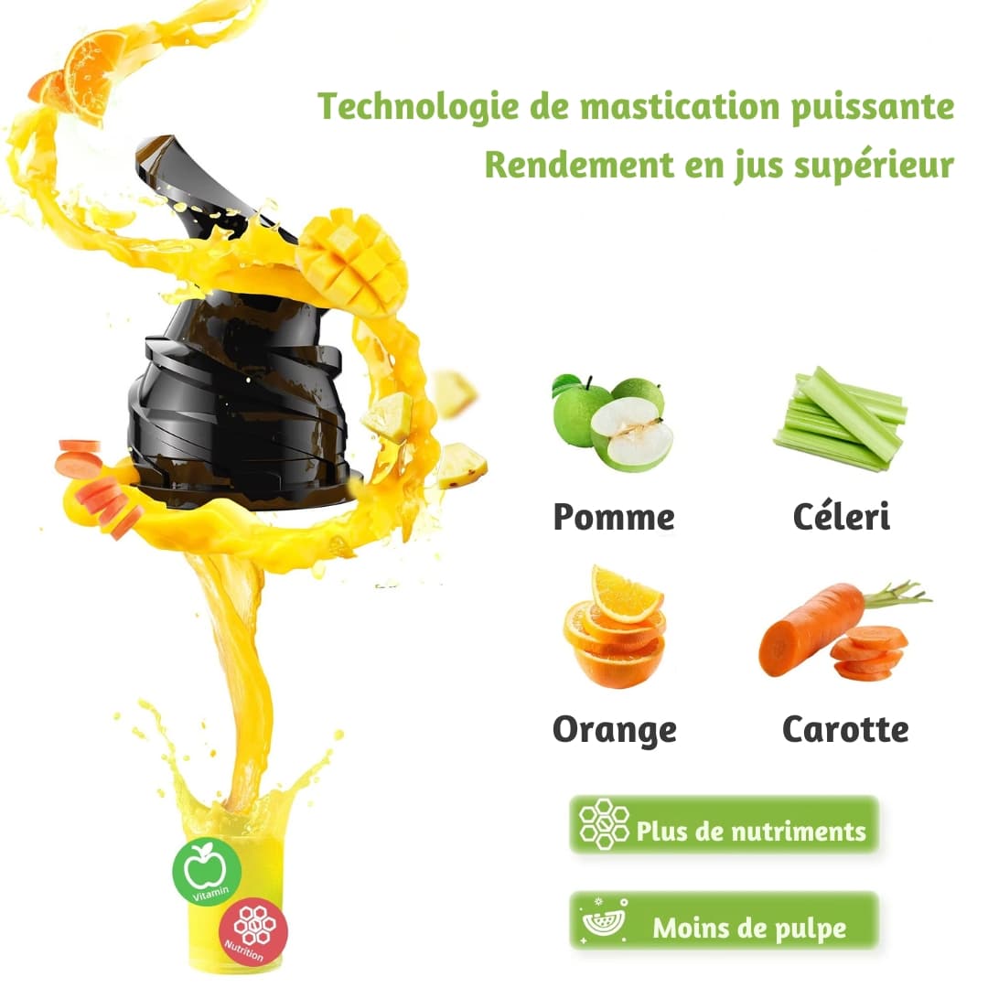 Extracteur de jus Silencieux et Rapide Biolomix 3