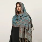 Lenço pashmina multicolor