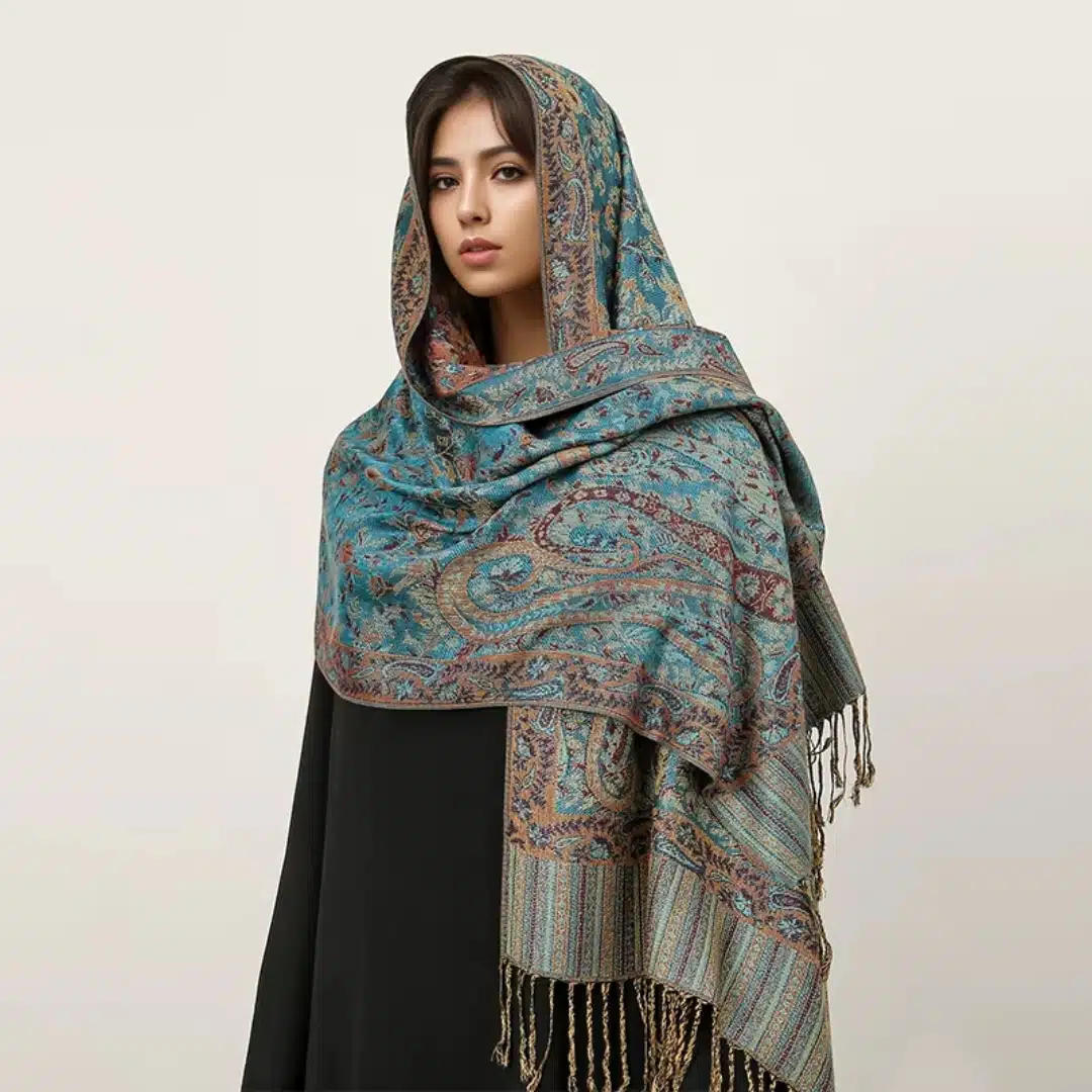 Foulard pashmina multicolore