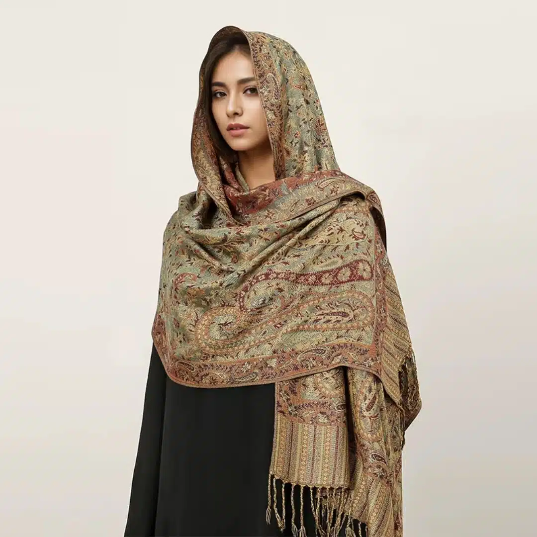Foulard pashmina multicolore